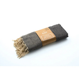 TADÉ PAYS DU LEVANT Hammam Towel, Organic Cotton, Black French Soaps UK