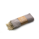 TADÉ PAYS DU LEVANT Hammam Towel, Organic Cotton, Grey French Soaps UK