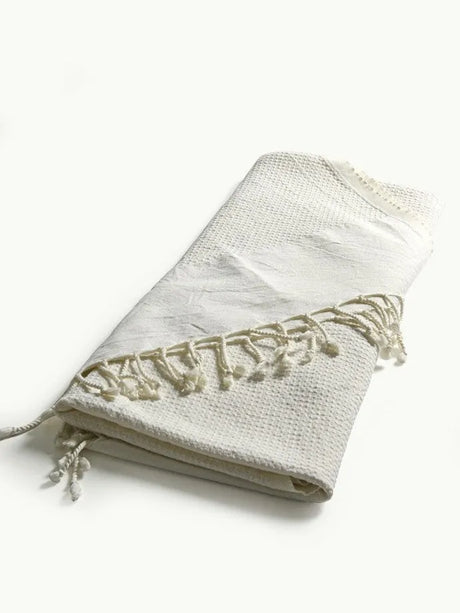 TADÉ PAYS DU LEVANT Hammam Towel, Organic Cotton, Ivory French Soaps UK