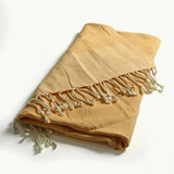 TADÉ PAYS DU LEVANT Hammam Towel, Organic Cotton, Orange French Soaps UK