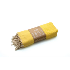 TADÉ PAYS DU LEVANT Hammam Towel, Organic Cotton, Orange French Soaps UK
