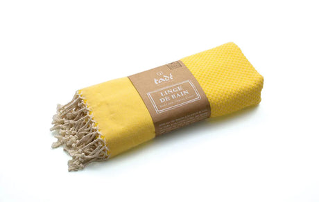 TADÉ PAYS DU LEVANT Hammam Towel, Organic Cotton, Orange French Soaps UK