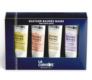 LA CORVETTE Hand Cream Gift Set  | 4 x 30g French Soaps UK