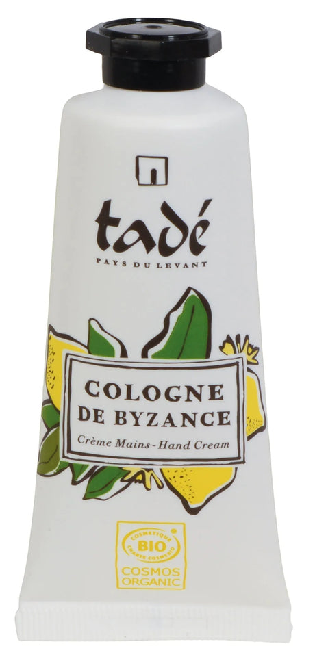 TADÉ PAYS DU LEVANT Hand Cream with Olive Oil, Cologne de Byzance | 30ml French Soaps UK