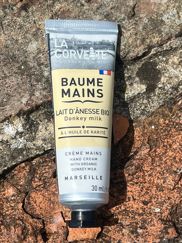 LA CORVETTE Hand Cream with Organic Donkey Milk and Shea Butter, 30ml French Soaps UK