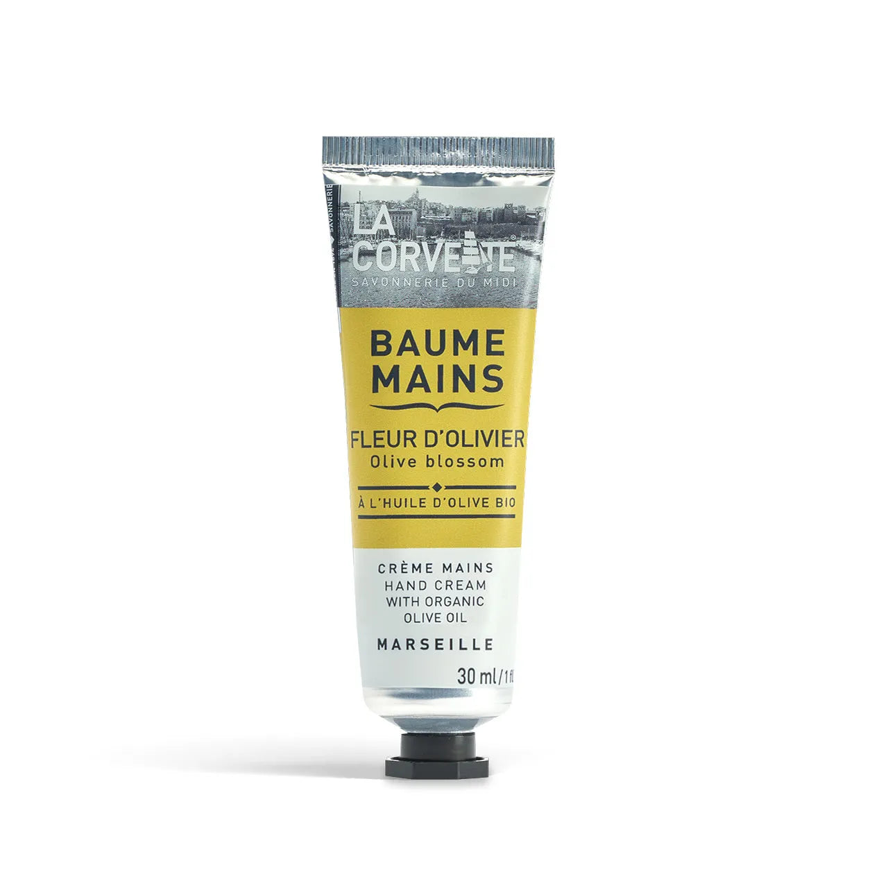 LA CORVETTE Hand Cream with Organic Olive Oil and Shea Butter, 30ml French Soaps UK