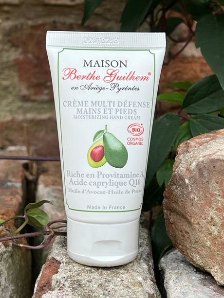 MAISON BERTHE GUILHEM Hand & Foot Cream with Organic Alpine Goat's Milk & Avocado Oil | 50ml French Soaps UK