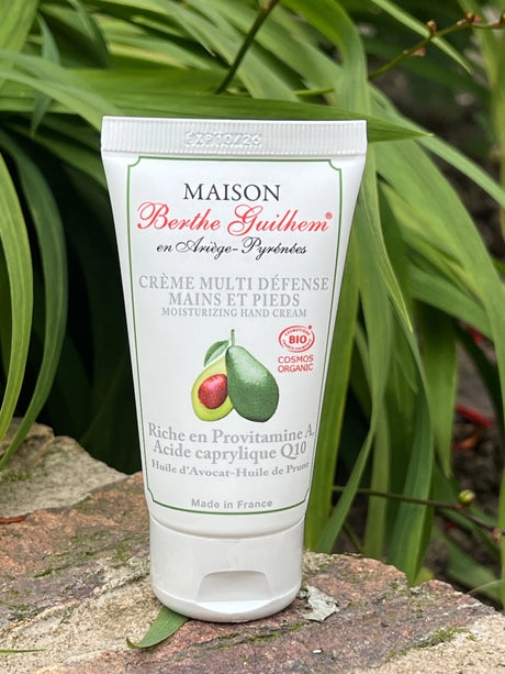 MAISON BERTHE GUILHEM Hand & Foot Cream with Organic Alpine Goat's Milk & Avocado Oil | 50ml French Soaps UK