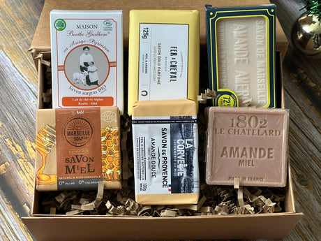 FRENCH SOAPS Honey & Almond Discovery Box French Soaps UK