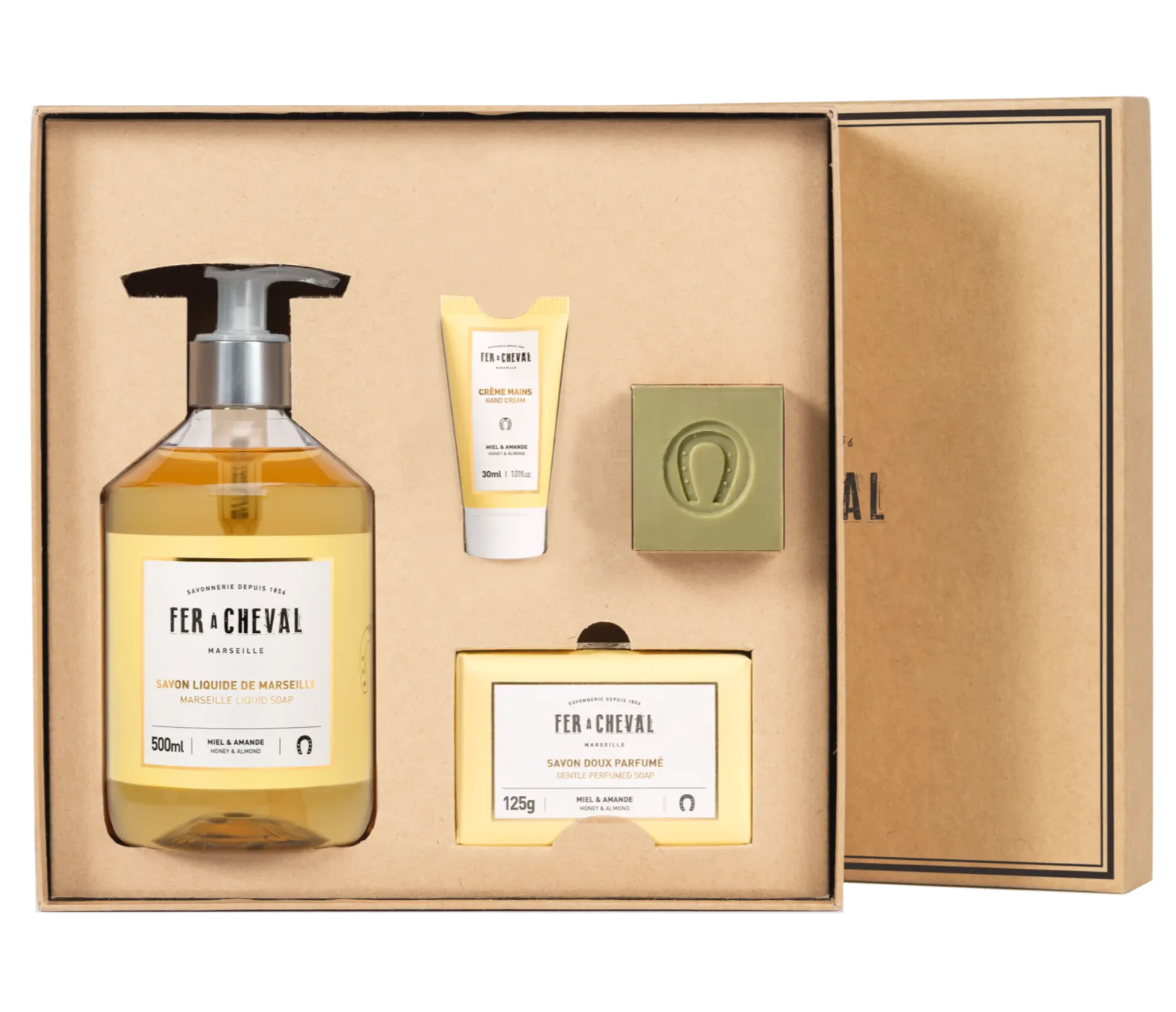 FER A CHEVAL Honey & Almond Gift Box French Soaps UK