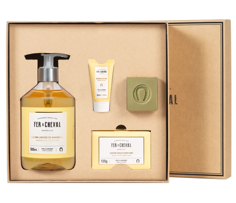 FER A CHEVAL Honey & Almond Gift Box French Soaps UK