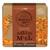 TADÉ PAYS DU LEVANT Honey Marseille Soap with Olive Oil | 100g French Soaps UK