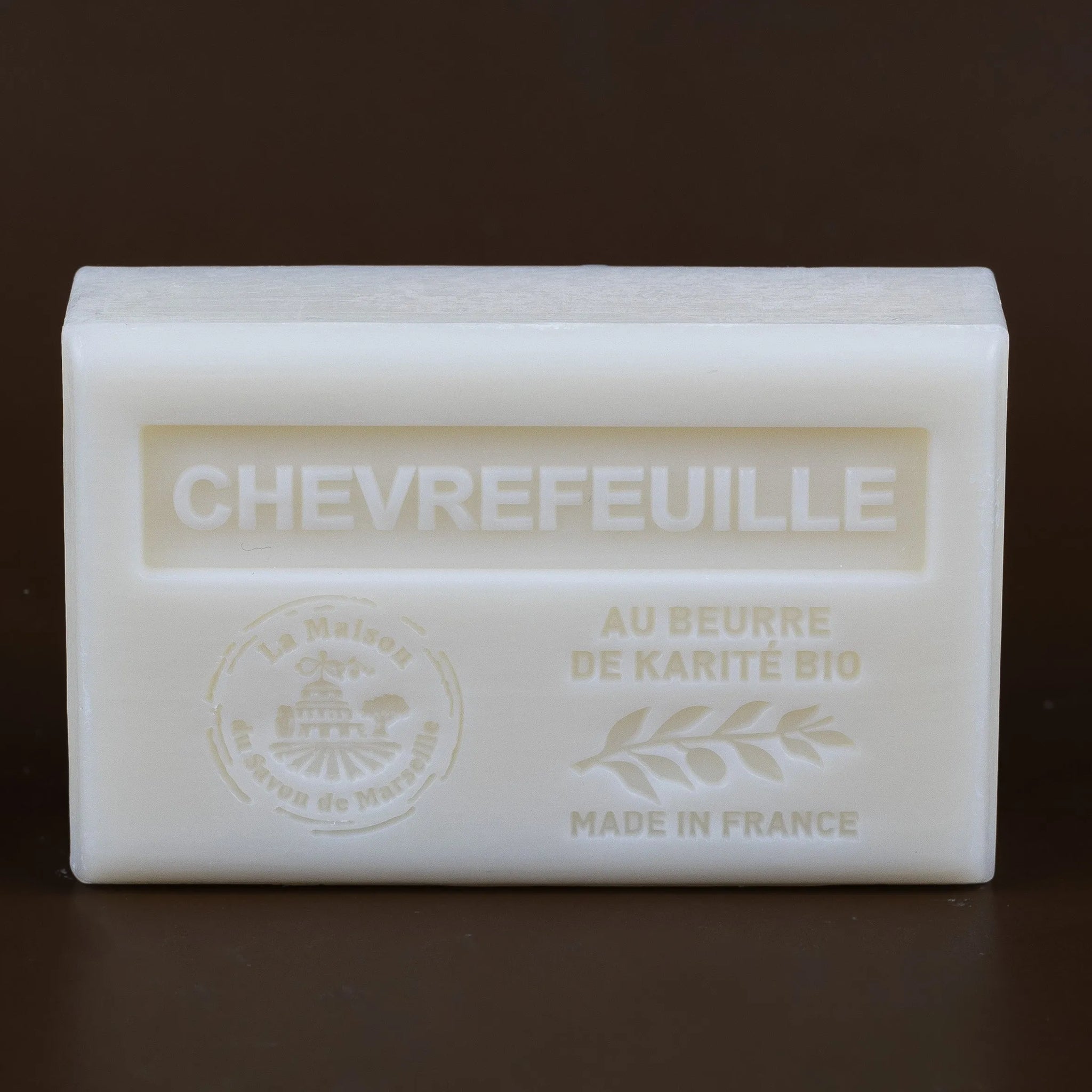 LA MAISON DU SAVON DE MARSEILLE Honeysuckle, French Soap with Organic Shea Butter, 125g French Soaps UK