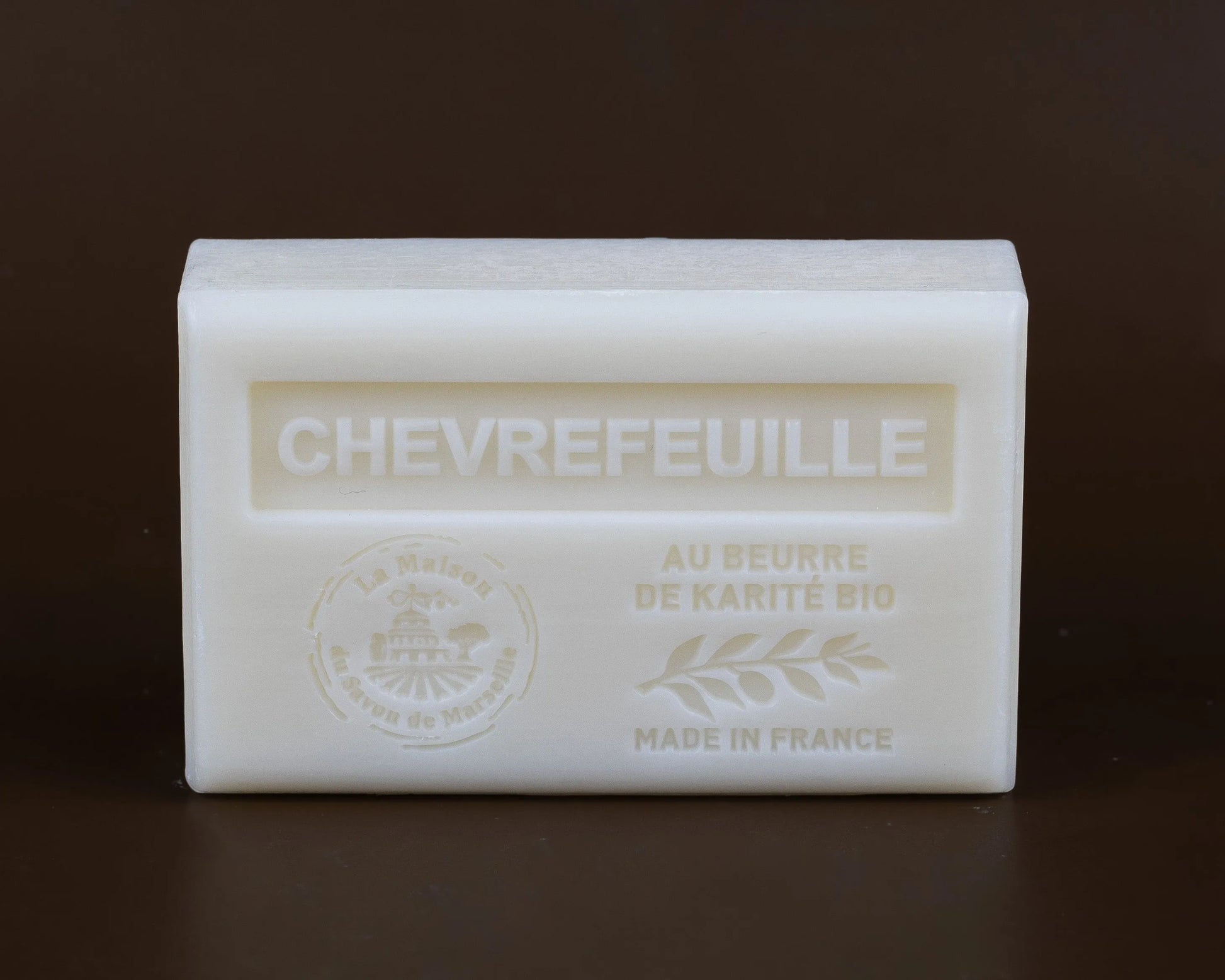LA MAISON DU SAVON DE MARSEILLE Honeysuckle, French Soap with Organic Shea Butter, 125g French Soaps UK