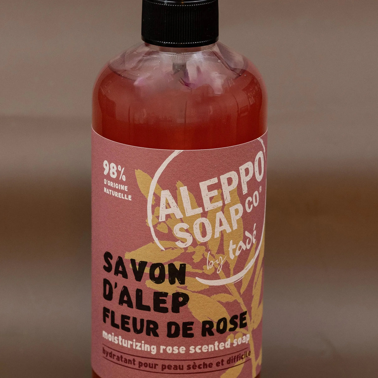 TADÉ PAYS DU LEVANT Ispahan Rose Aleppo Liquid Soap, Dry & Intolerant Skin | 500ml French Soaps UK
