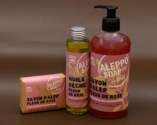 Ispahan Rose Aleppo Liquid Soap, Dry & Intolerant Skin | 500ml