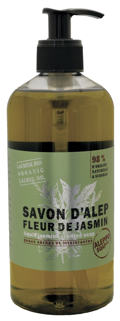 TADÉ PAYS DU LEVANT Jasmin Flower Aleppo Liquid Soap, Dry and Sensitive Skin | 500ml French Soaps UK