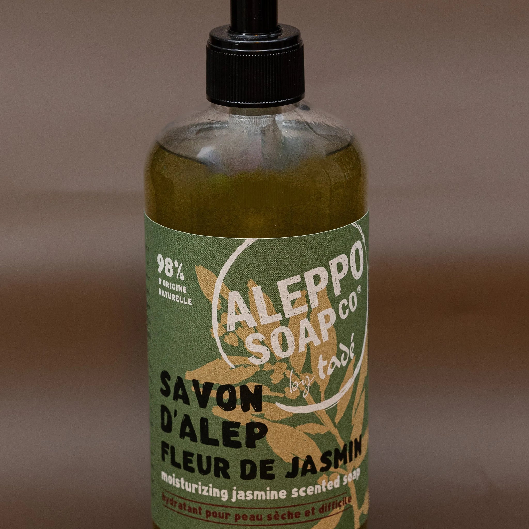 TADÉ PAYS DU LEVANT Jasmin Flower Aleppo Liquid Soap, Dry and Sensitive Skin | 500ml French Soaps UK