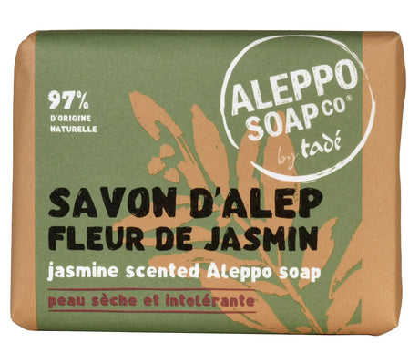 TADÉ PAYS DU LEVANT Jasmin Flower Fragranced Aleppo Soap | 100g French Soaps UK
