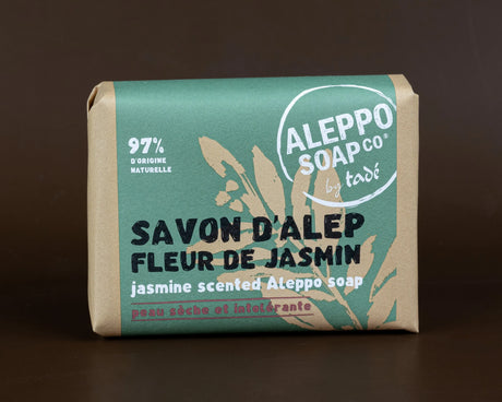TADÉ PAYS DU LEVANT Jasmin Flower Fragranced Aleppo Soap | 100g French Soaps UK