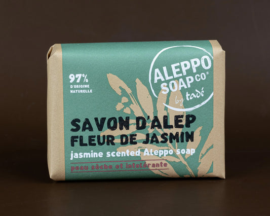 TADÉ PAYS DU LEVANT Jasmin Flower Fragranced Aleppo Soap | 100g French Soaps UK