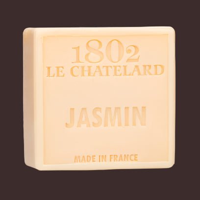 Jasmin Marseille Soap, 72% Coconut, Olive and Almond Oil, 100g |  PALM FREE