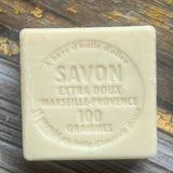 LE CHATELARD 1802 Jasmin Marseille Soap, 72% Coconut, Olive and Almond Oil, 100g |  PALM FREE French Soaps UK