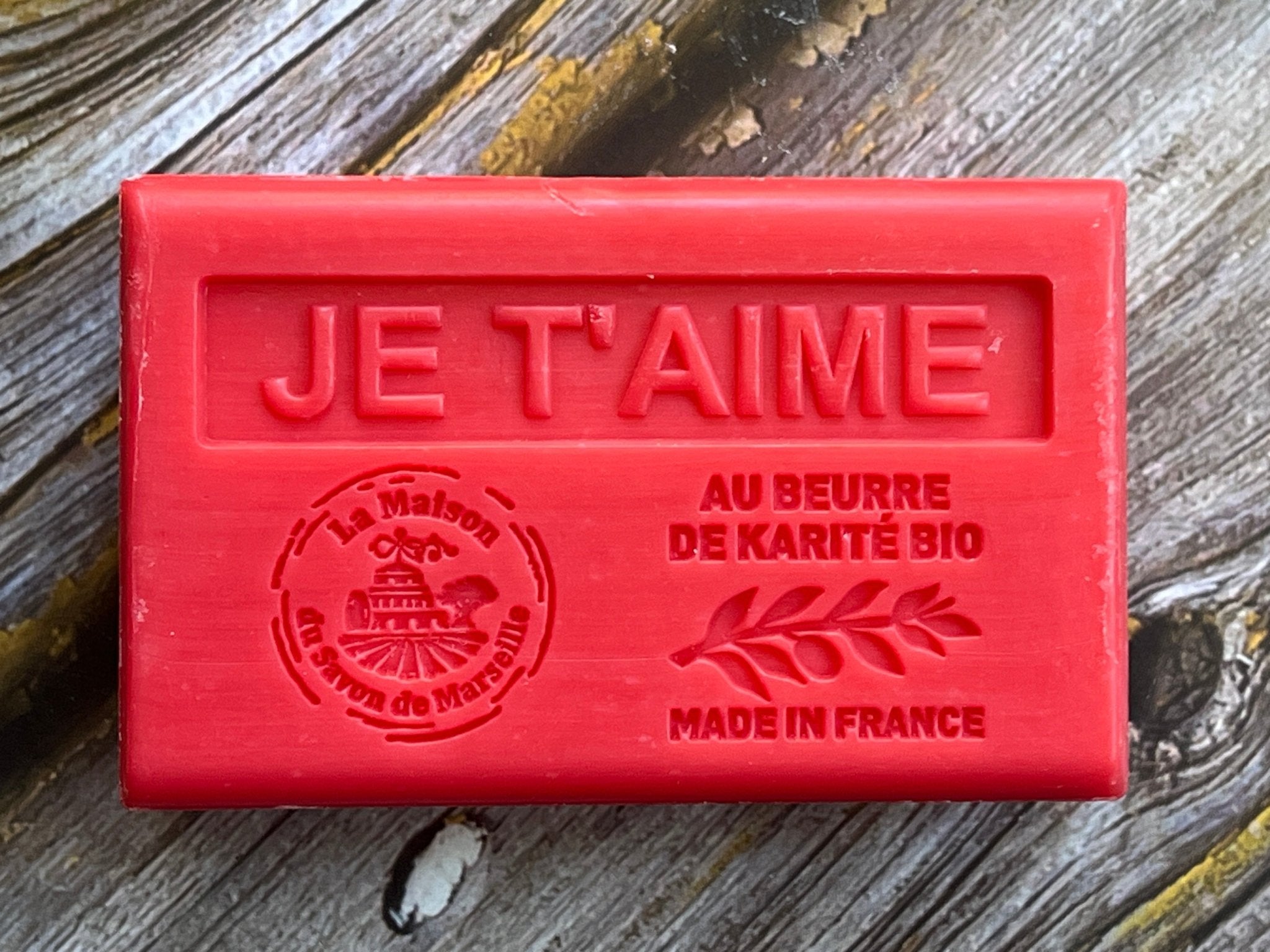 Je T'Aime French Soap with Organic Shea Butter, 125g
