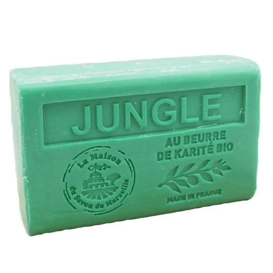 Jungle French Soap with organic Shea Butter 125g
