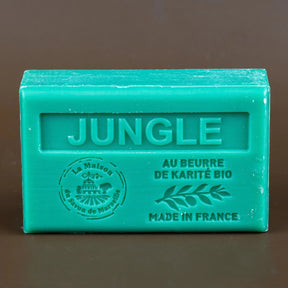 LA MAISON DU SAVON DE MARSEILLE Jungle French Soap with organic Shea Butter 125g French Soaps UK