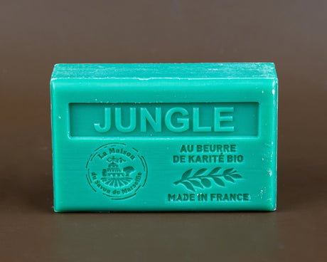 LA MAISON DU SAVON DE MARSEILLE Jungle French Soap with organic Shea Butter 125g French Soaps UK