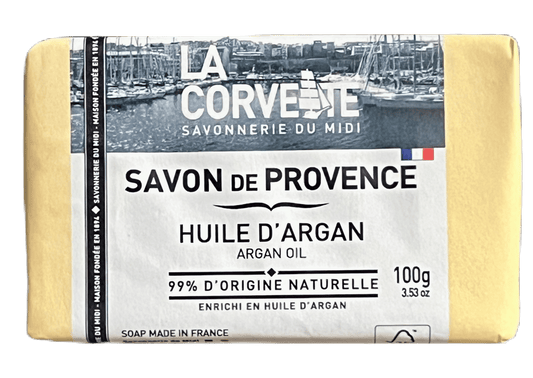 LA CORVETTE Argan enriched, Savon de Provence, 100g French Soaps UK