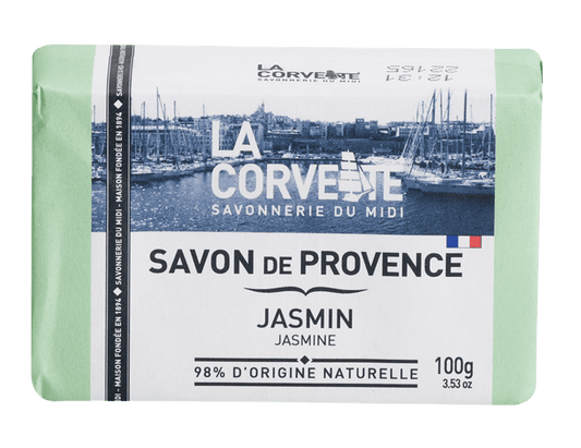 LA CORVETTE Jasmin, Savon de Provence, 100g French Soaps UK