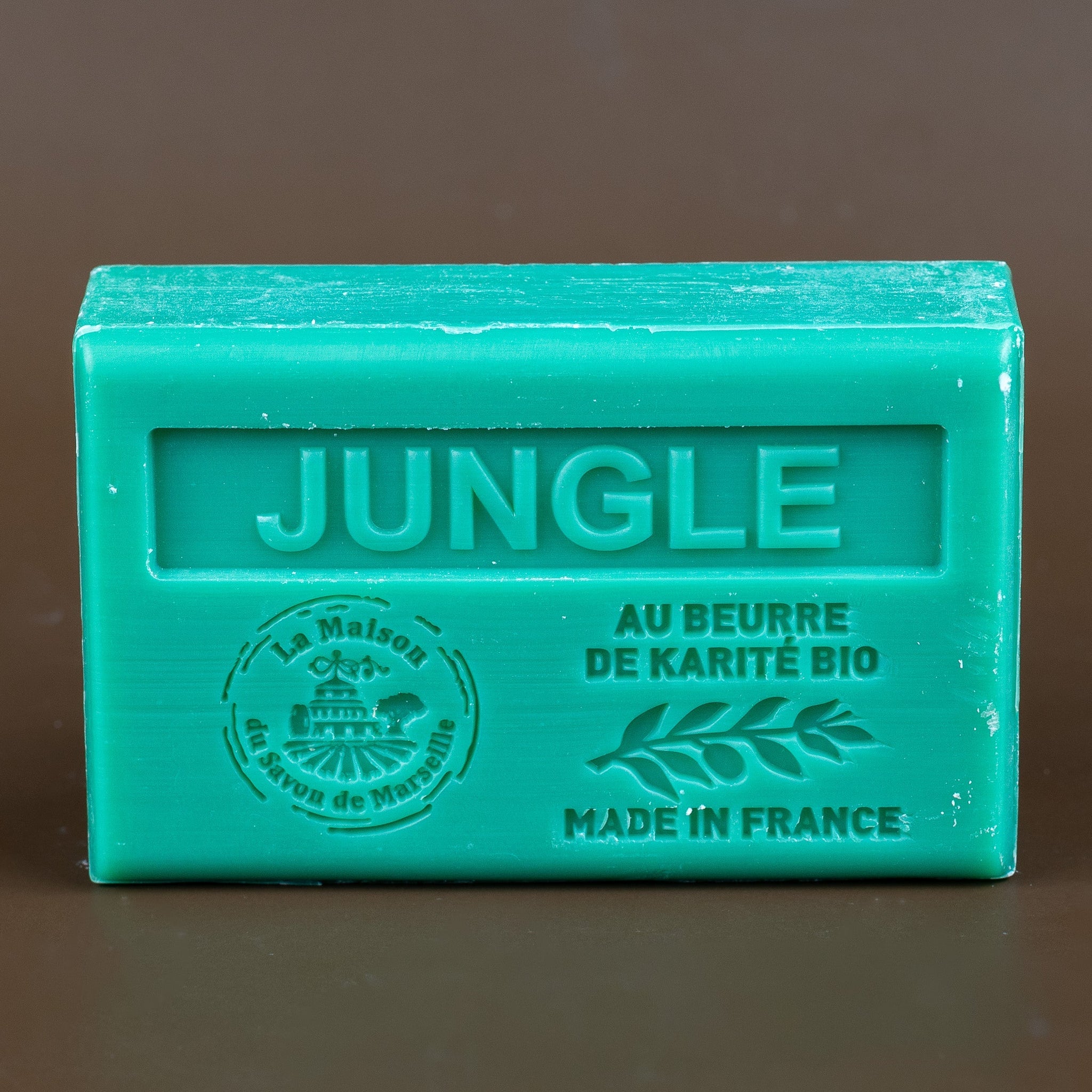 LA MAISON DU SAVON DE MARSEILLE Jungle French Soap with organic Shea Butter 125g French Soaps UK