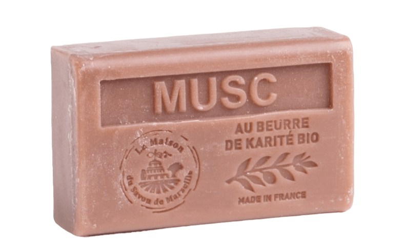 La Maison du Savon de Marseille Musk, French Soap with Organic Shea Butter, 125g French Soaps UK