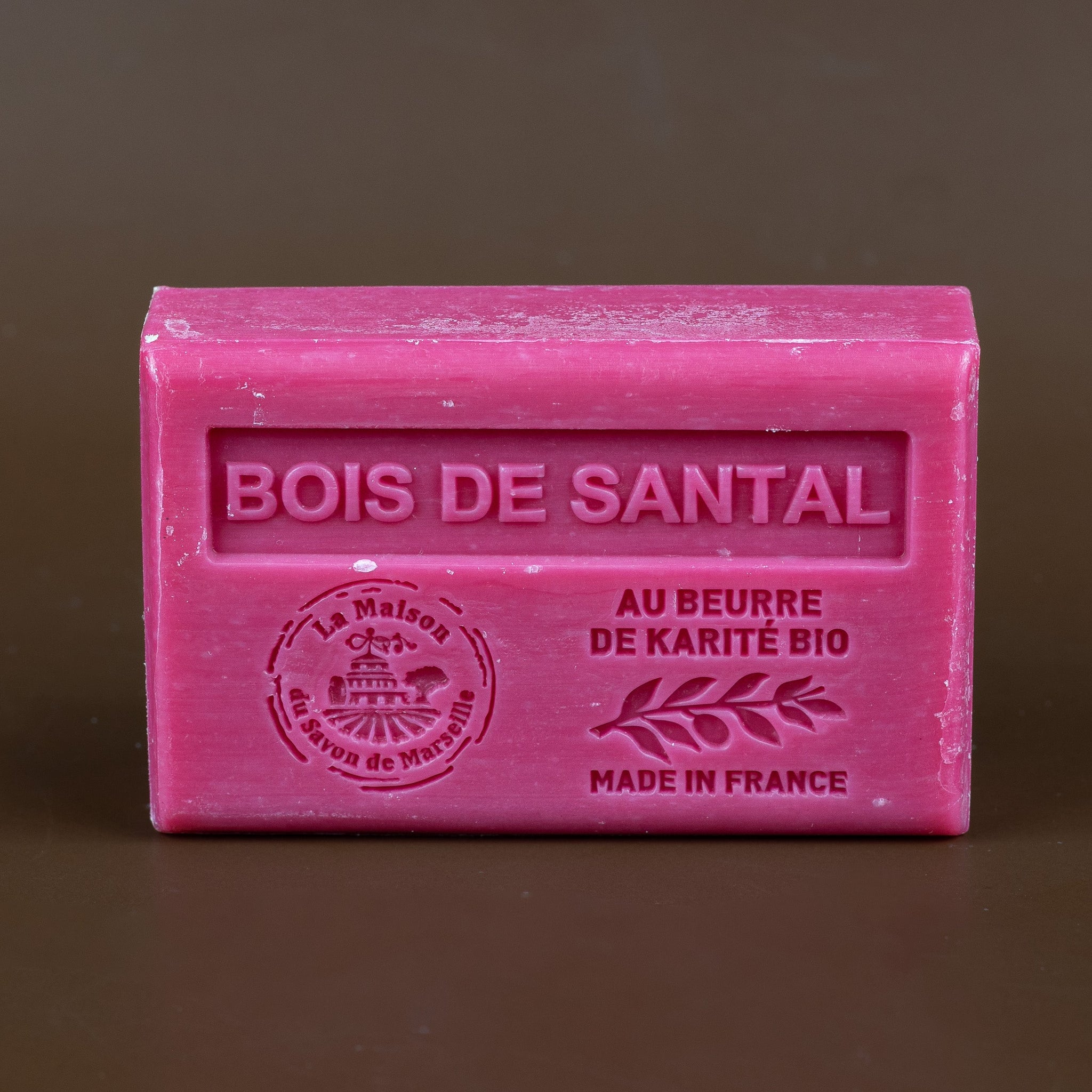 La Maison du Savon de Marseille Sandalwood (Bois de Santal) French Soap with organic Shea Butter 125g French Soaps UK