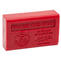 LA MAISON DU SAVON DE MARSEILLE Strawberry French Soap with Organic Shea Butter, 125g French Soaps UK