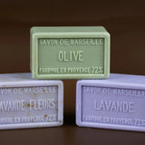 BLEU JAUNE Lavender and Olive Trio (worth £18.60) French Soaps UK