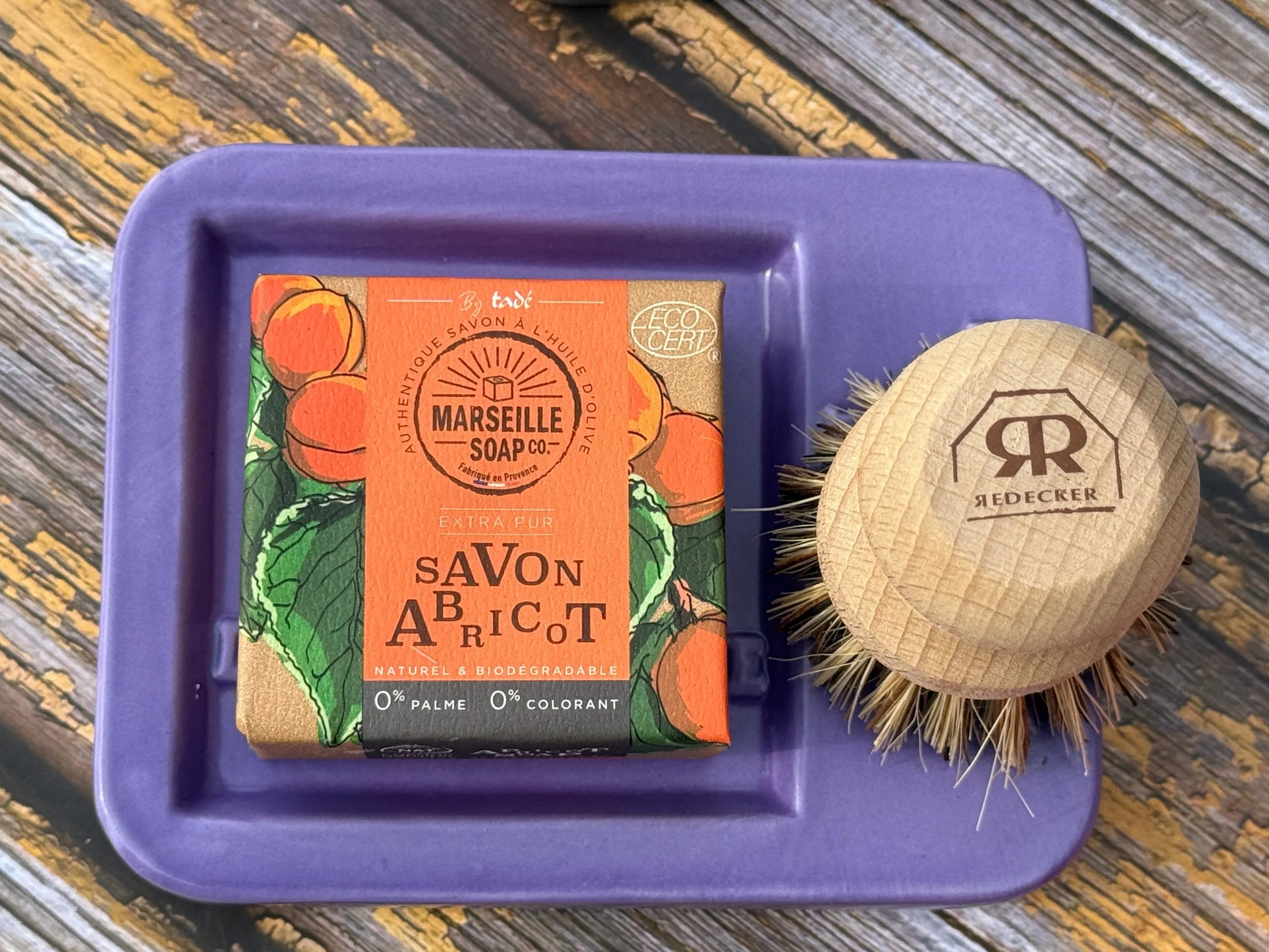 Bastide & Olivier Lavender Ceramic Soap Dish for Marseille Soap Cubes French Soaps UK