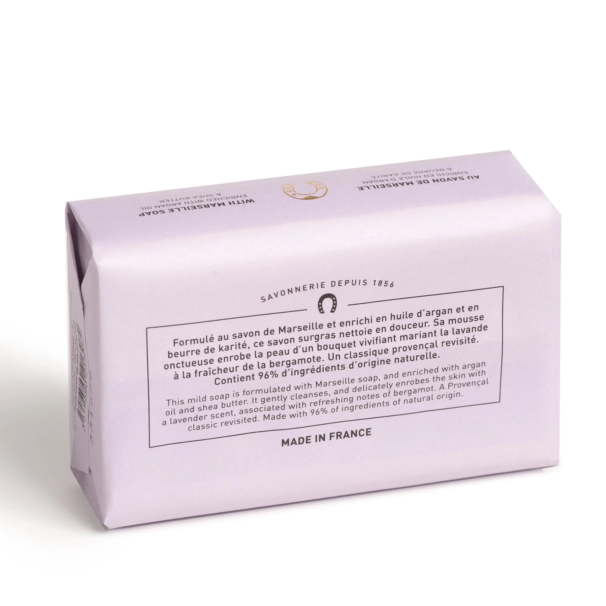 FER A CHEVAL Lavender, Extra Gentle Fragranced Marseille Soap | 125g French Soaps UK