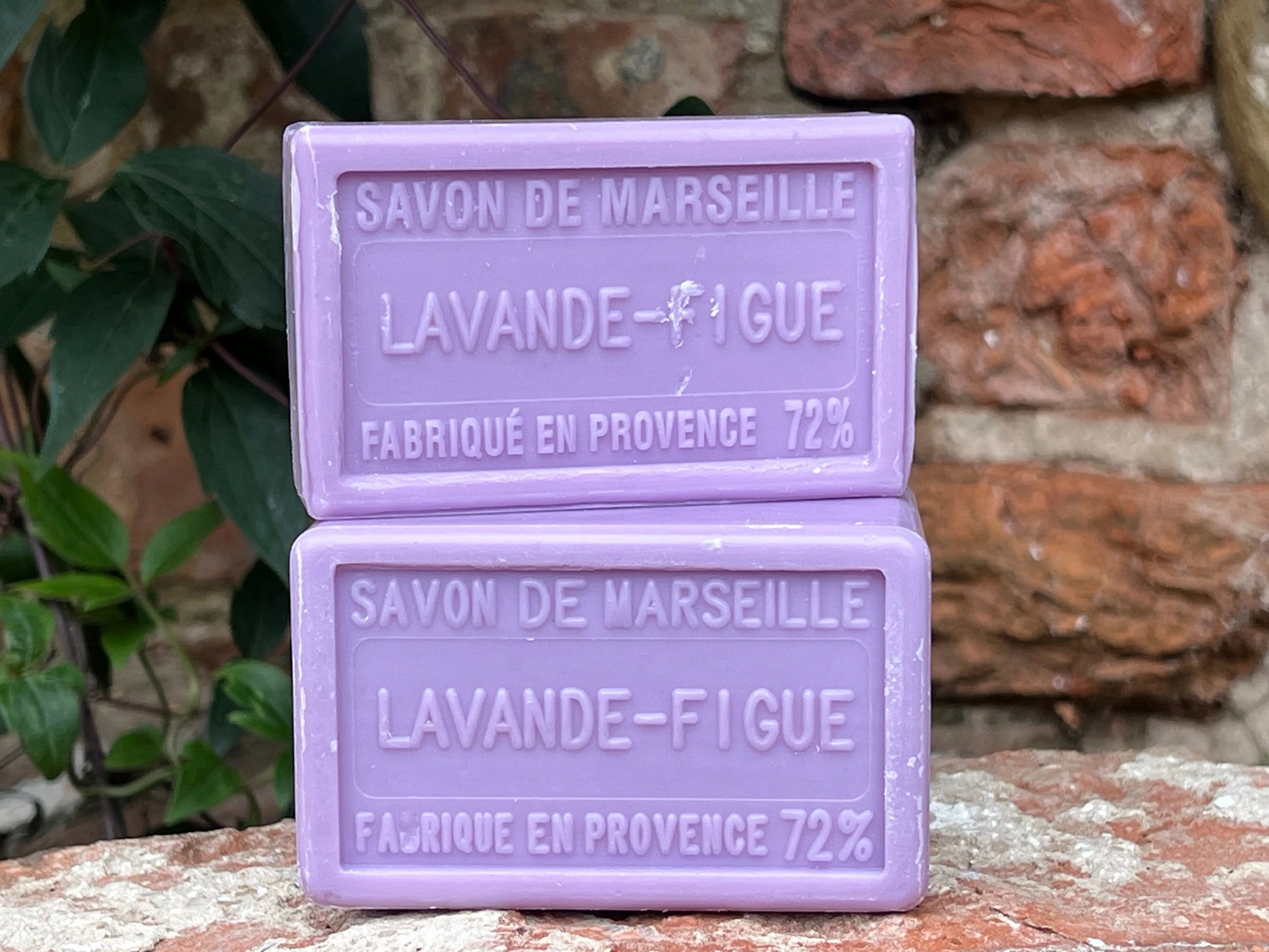 BLEU JAUNE Lavender & Fig, Marseille Soap with Shea Butter | 100g French Soaps UK
