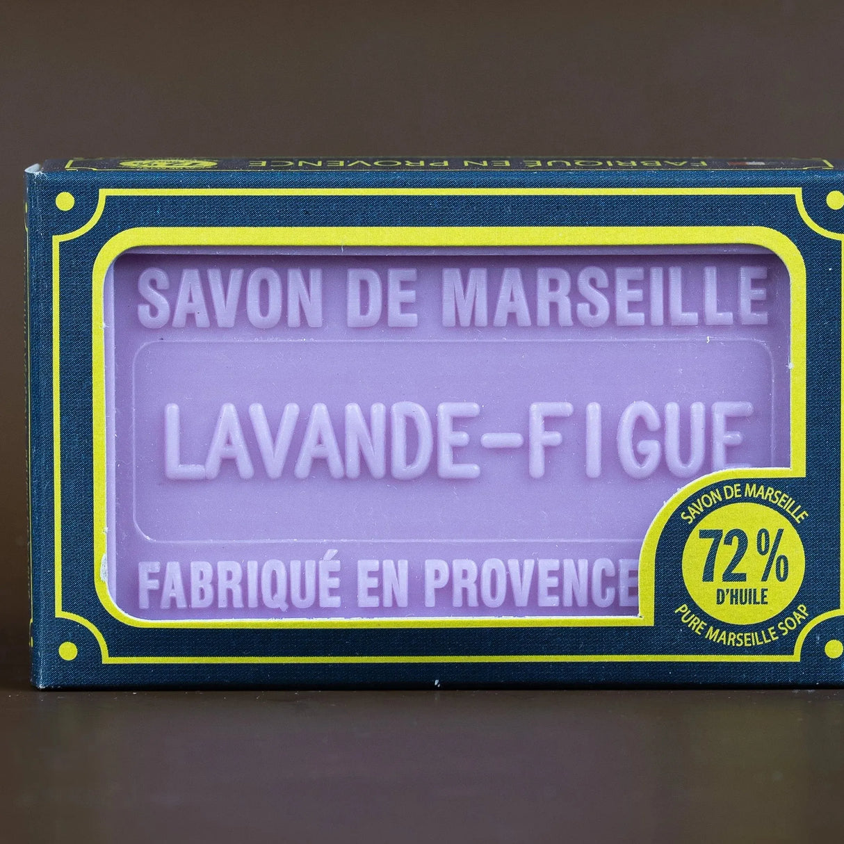 BLEU JAUNE Lavender & Fig, Marseille Soap with Shea Butter | 100g French Soaps UK