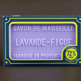 BLEU JAUNE Lavender & Fig, Marseille Soap with Shea Butter | 100g French Soaps UK