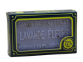 BLEU JAUNE Lavender Flower, Exfoliating Marseille Soap with Shea Butter | 100g French Soaps UK