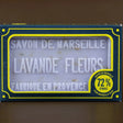 BLEU JAUNE Lavender Flower, Exfoliating Marseille Soap with Shea Butter | 100g French Soaps UK