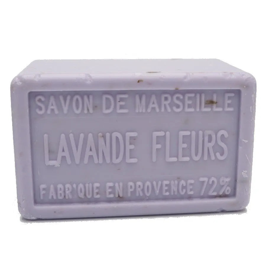 BLEU JAUNE Lavender Flowers Marseille Bath & Shower Bar | 250g French Soaps UK