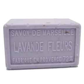 BLEU JAUNE Lavender Flowers Marseille Bath & Shower Bar | 250g French Soaps UK