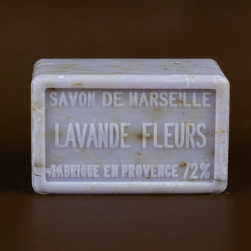 BLEU JAUNE Lavender Flowers Marseille Bath & Shower Bar | 250g French Soaps UK