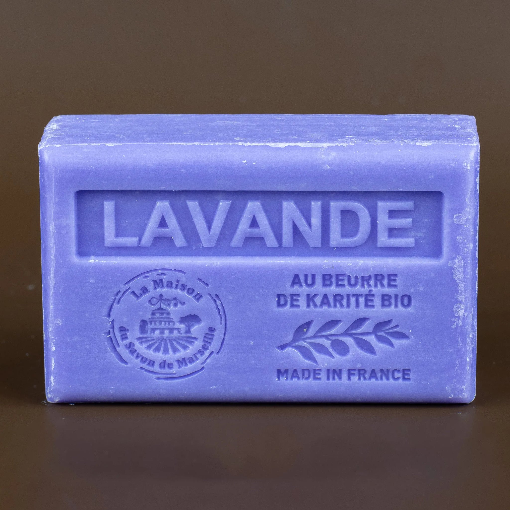 LA MAISON DU SAVON DE MARSEILLE Lavender French Soap with Organic Shea Butter, 125g French Soaps UK