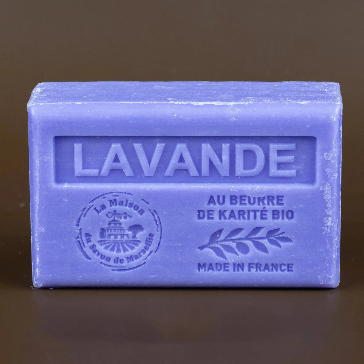 LA MAISON DU SAVON DE MARSEILLE Lavender French Soap with Organic Shea Butter, 125g French Soaps UK